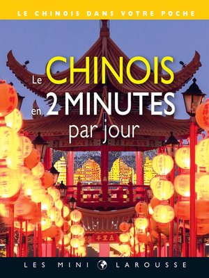 cover image of Le chinois en 2 minutes par jour